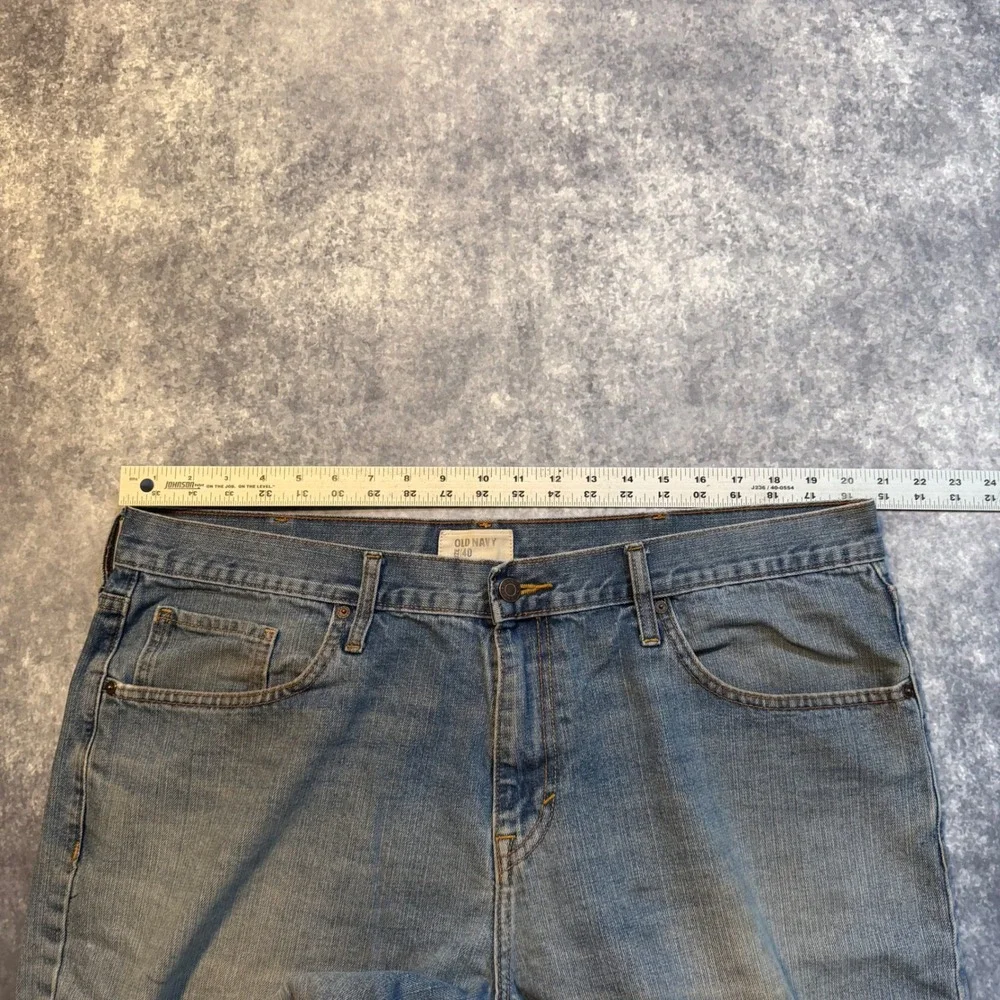 Vintage Old Navy Mens Blue Denim Jean Shorts Size 40 Medium Wash‎ Casual Jorts